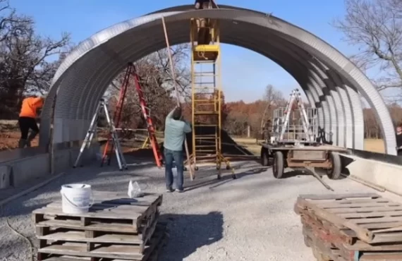 how to build a quonset hut home